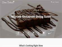Tablet Screenshot of dinepalace.com